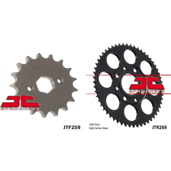 Front & Rear Sproket Kit for DAELIM VC125 S 96-99 JT Sprockets