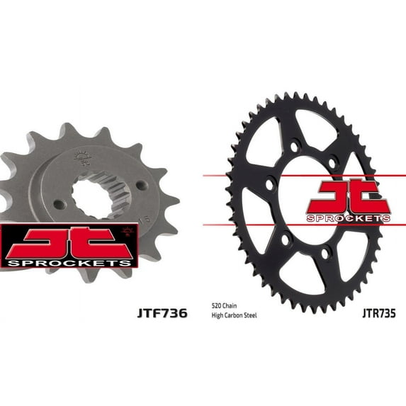 Front & Rear Sproket Kit for DUCATI 620 S Monster ie 04-06 JT Sprockets