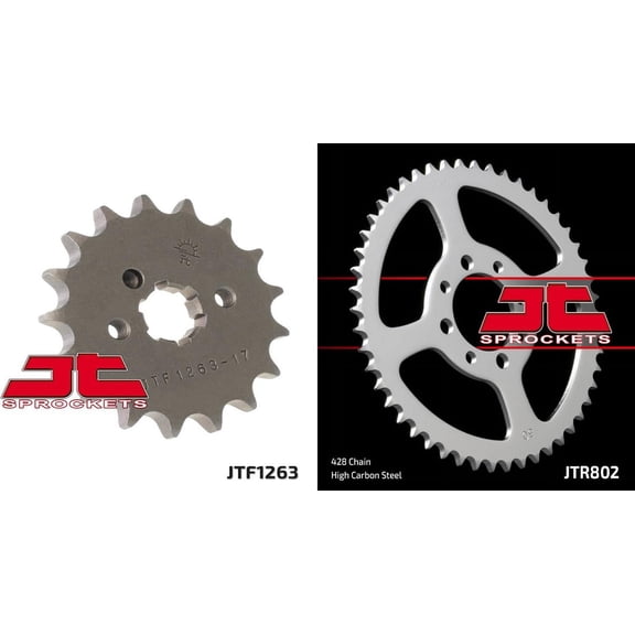 Front & Rear Sproket Kit for KAWASAKI KM100 A1-A7-USA 76-82 JT Sprockets
