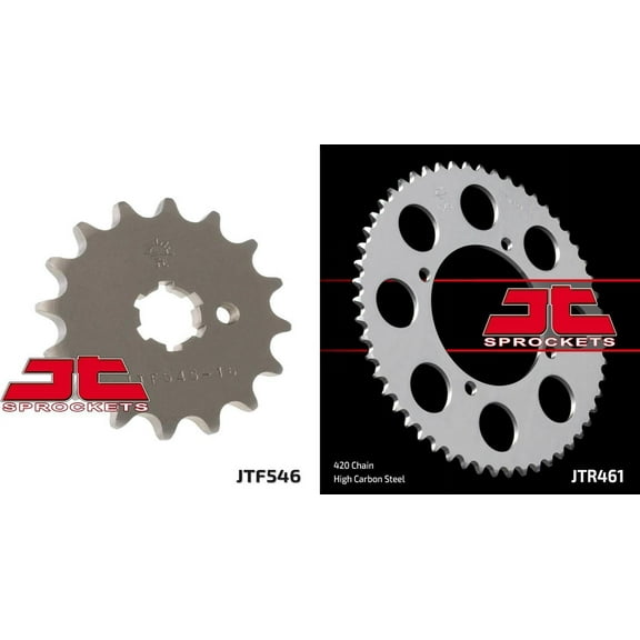 Front & Rear Sproket Kit for KAWASAKI KX100 C3,D1-D9F,DBF-DDF,FEF,FFF,FGF 00-16 JT Sprockets