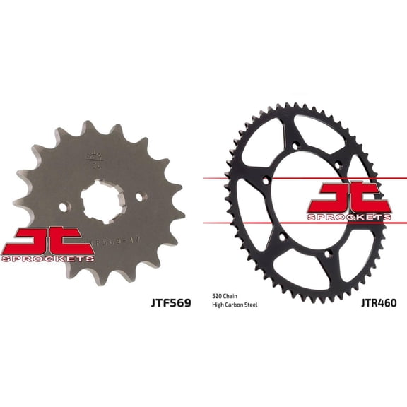 Front & Rear Sproket Kit for KAWASAKI KX250 H1-H2 90-91 JT Sprockets
