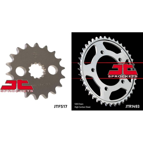 Front & Rear Sproket Kit for KAWASAKI ZX-14-ZX1400 C9F,CAF,CBF-Ninja 09-11 JT Sprockets