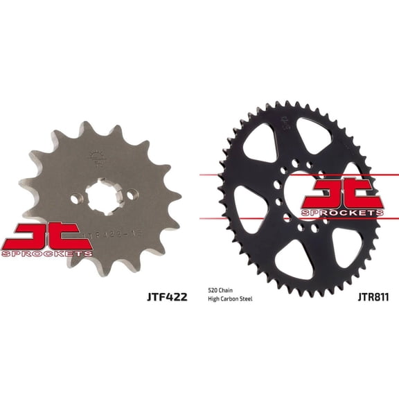 Front & Rear Sproket Kit for SUZUKI TS185 79-84 JT Sprockets