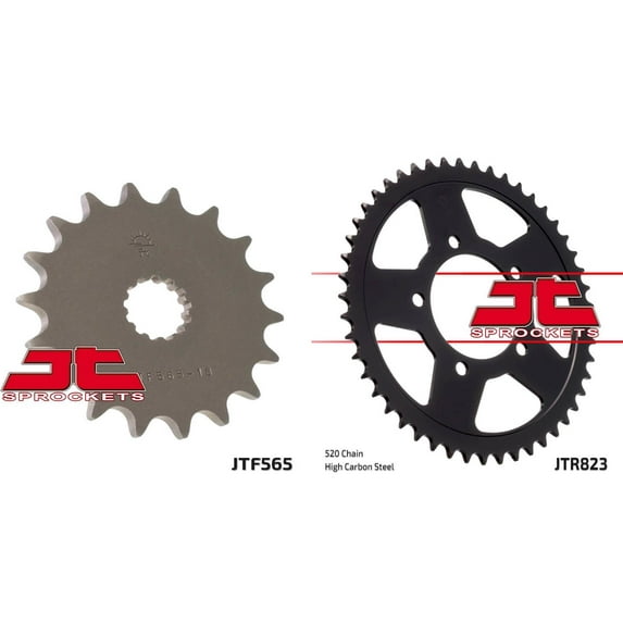 Front & Rear Sproket Kit for SUZUKI GS500 E-K,L,M,N,P-2 Cyl 88-93 JT Sprockets