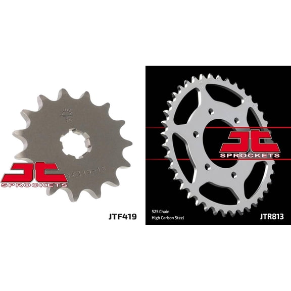 Front & Rear Sproket Kit for SUZUKI TM400 R,J,K,L,M-USA 71-75 JT Sprockets