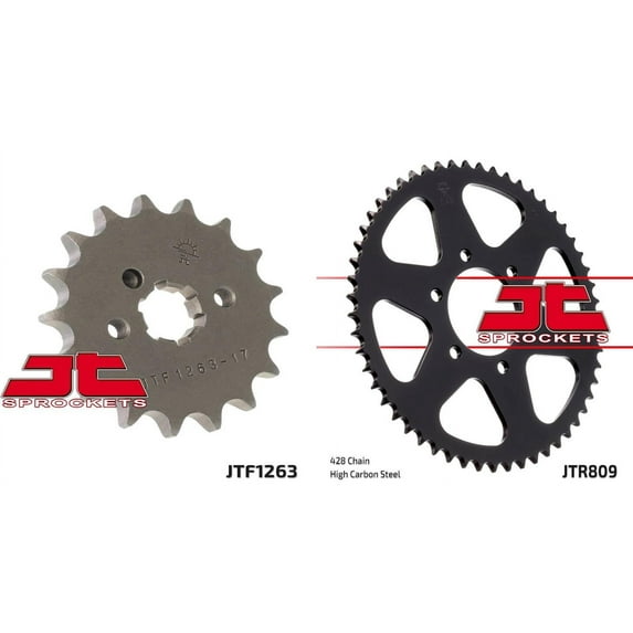 Front & Rear Sproket Kit for SUZUKI TS100 C-USA 78 JT Sprockets