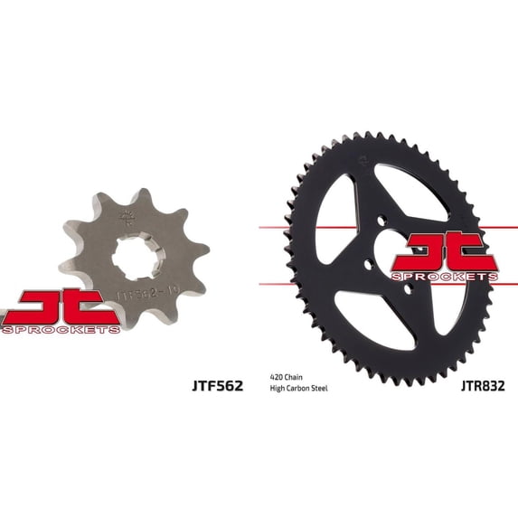 Front & Rear Sproket Kit for YAMAHA DTR50-DT50R-Germany 89-94 JT Sprockets