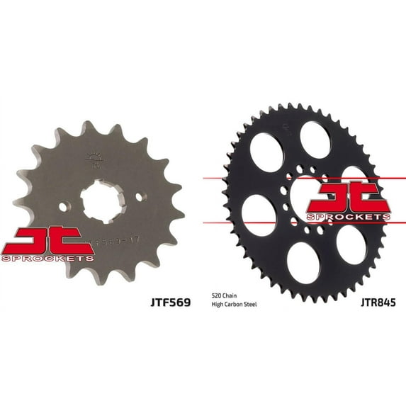 Front & Rear Sproket Kit for YAMAHA SR250-Spain 85-96 JT Sprockets