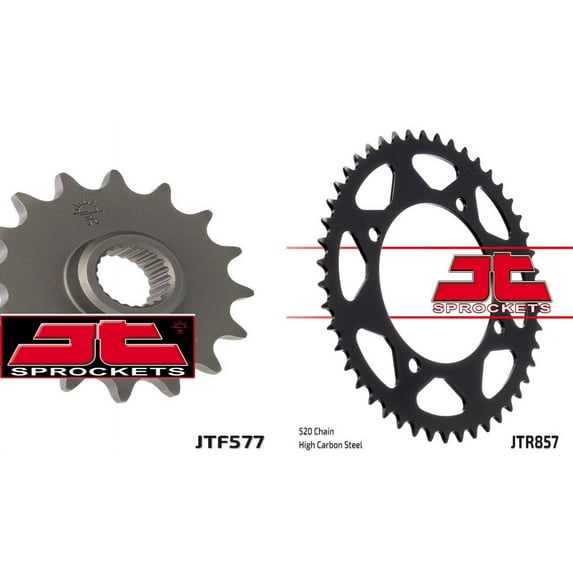 Front & Rear Sproket Kit for YAMAHA XT600 Z Tenere 89-94 JT Sprockets