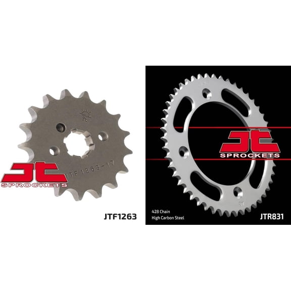 Front & Rear Sproket Kit for YAMAHA YZ80 S,T,U,W,A,B,D-USA 86-92 JT Sprockets