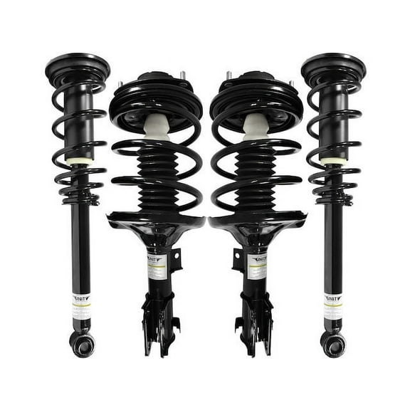 Front and Rear Strut Assembly Kit - 4 Piece - Compatible with 2000 - 2005 Mitsubishi Eclipse Coupe (Excludes Sedan and Convertible Models) 2001 2002 2003 2004