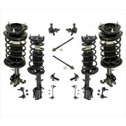 Front & Rear Strut Assembly Links Tie Rods Ball Joints Fits Toyota Corolla 96-02