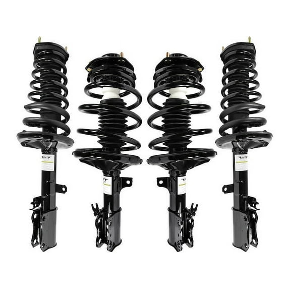 Front and Rear Strut and Coil Spring Assembly - Set of 4 - Compatible with 1997 - 2001 Toyota Camry 3.0L V6 (Excludes 4-Cylinder Engines) 1998 1999 2000