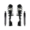 thumbnail image 1 of Front and Rear Strut Coil Spring and Shock Absorber Assembly Kit - 4 Piece - Compatible with 2008 - 2017 Dodge Grand Caravan without Nivomat Rear Suspension 2009 2010 2012 2013 2014 2015, 1 of 2