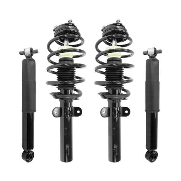 Unity Automotive 4-13640-259990-001 4 Wheel Strut & Shock Absorber Kit Fits 2001-2006 Jaguar X Type