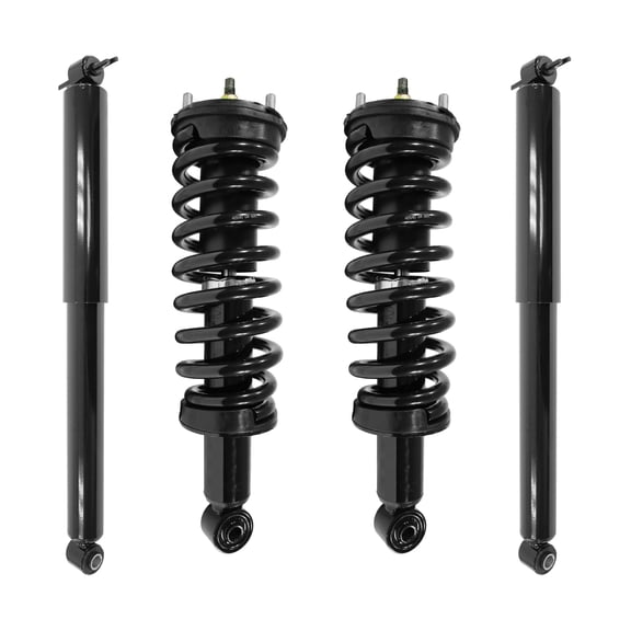 Front & Rear Strut Shock for 2004-2012 Chevrolet Colorado RWD W/ Off Road Suspension,2004-2012 GMC Canyon RWD