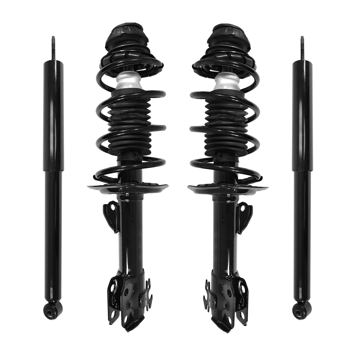 Unity Automotive 4-11805-254130-001 Front and Rear Complete Strut Shock Kit 2006-2015 Toyota Yaris