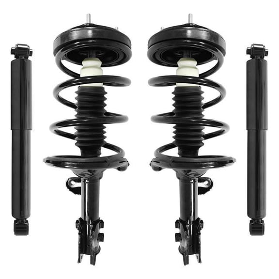 Unity Automotive 4-11723-259880-001 Fnt & Rr Complete Strut Assembly Shock Kit For 2007-2008 Hyundai Entourage 2006-2012 Kia Sedona 2014-2014 Kia Sedona