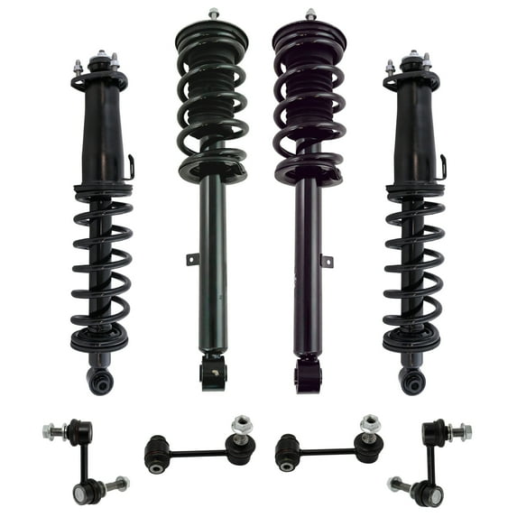 Front & Rear Strut & Spring Assemblies with Sway Bar End Links Kit for Lexus SCA34835 Fits select: 2009-2013 LEXUS IS