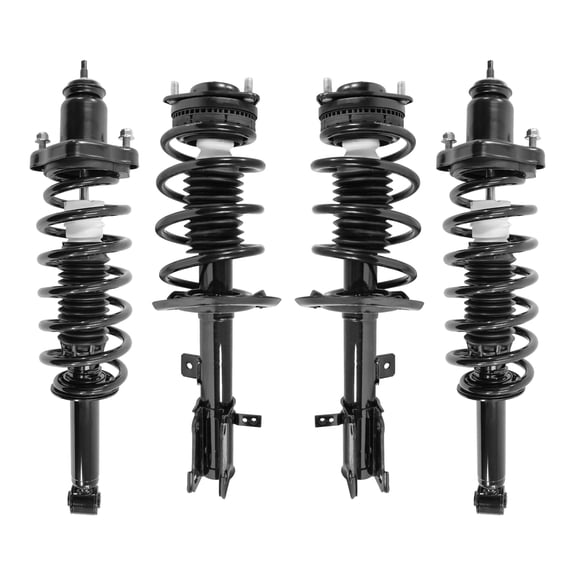 Unity Automotive 4-11675-15460-001 Front & Rear Complete Strut Assembly Kit For 2011-2014 Chrysler 200, 2008-2010 Chrysler Sebring