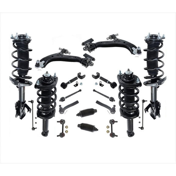 Front & Rear Struts Control Arms Tie Rods Links For CR-V Front Wheel Drive 12-14