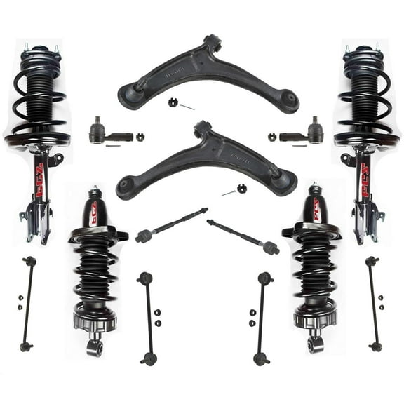Front & Rear Struts Control Arms Tie Rods Links fits Honda Ridgeline 06-14