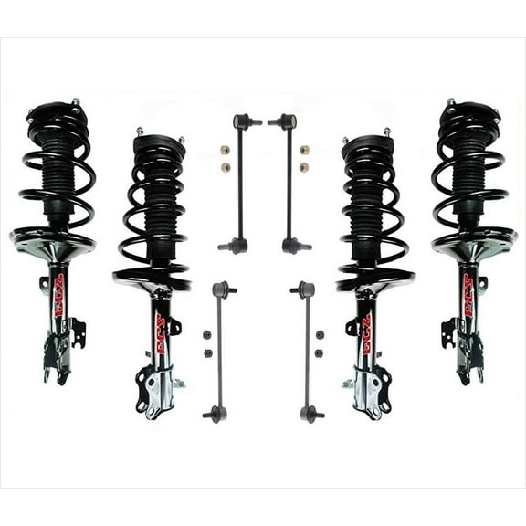 Front & Rear Struts & Links for Toyota Highlander ALL WHEEL DRIVE V6 01-03