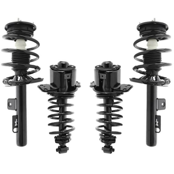 Front & Rear Struts W/ Coil Spring For Five Hundred 2005-2007 Front Wheel Drive