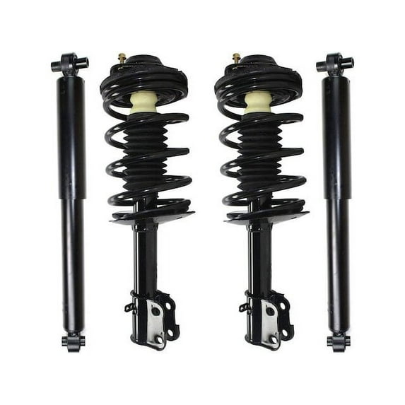 Front and Rear Suspension Strut and Shock Absorber Assembly Kit - Compatible with 2001 - 2010 Chrysler PT Cruiser 2002 2003 2004 2005 2006 2007 2008 2009