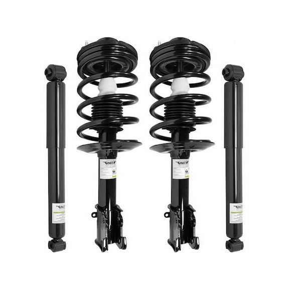 Front and Rear Suspension Strut and Shock Absorber Assembly Kit - Compatible with 2001 - 2010 Chrysler PT Cruiser 2002 2003 2004 2005 2006 2007 2008 2009