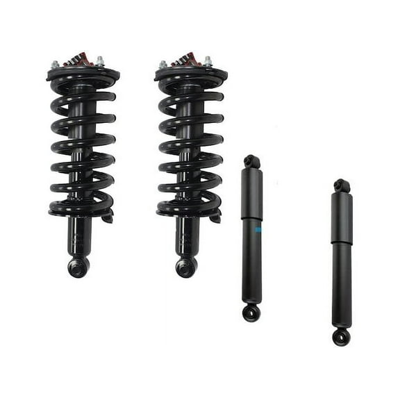 Front and Rear Suspension Strut and Shock Absorber Assembly Kit - Compatible with 2005 - 2015 Nissan Armada 2006 2007 2008 2009 2010 2011 2012 2013 2014