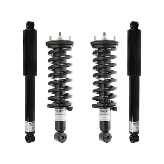 Front and Rear Suspension Strut and Shock Absorber Assembly Kit - Compatible with 2005 - 2019 Nissan Frontier 4.0L V6 2006 2007 2008 2009 2010 2011 2012 2013 2014 2015 2016 2017 2018