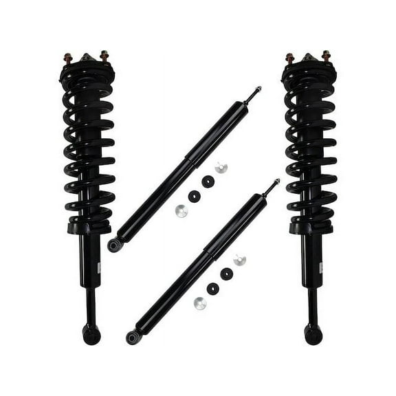 Front and Rear Suspension Strut and Shock Absorber Assembly Kit - Compatible with 2007 - 2020 Toyota Tundra 2008 2009 2010 2011 2012 2013 2014 2015 2016 2017 2018 2019