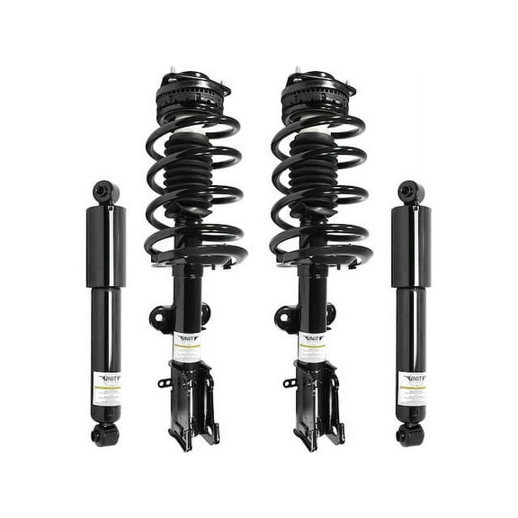 Front and Rear Suspension Strut and Shock Absorber Assembly Kit - Compatible with 2008 - 2016 Chrysler Town & Country 2009 2010 2011 2012 2013 2014 2015
