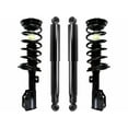 thumbnail image 1 of Front and Rear Suspension Strut and Shock Absorber Assembly Kit - Compatible with 2010 - 2017 Chevy Equinox 2.4L 4-Cylinder 2011 2012 2013 2014 2015 2016, 1 of 2
