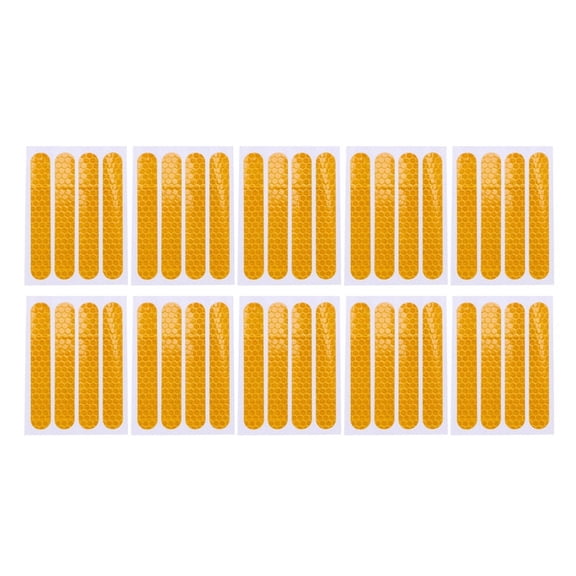 Front Rear Wheel Cover Protective Shell Reflective Sticker for Max G30 Scooter Accessories 40PCS, Yellow