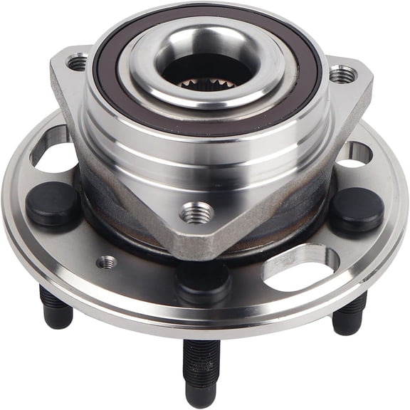 Front or Rear Wheel Hub Bearing Assembly - Compatible with Chevy Malibu, Impala, Equinox, GMC Terrain, Buick Lacrosse, Cadillac XTS, CTS, Regal - 5 Lugs w/ABS