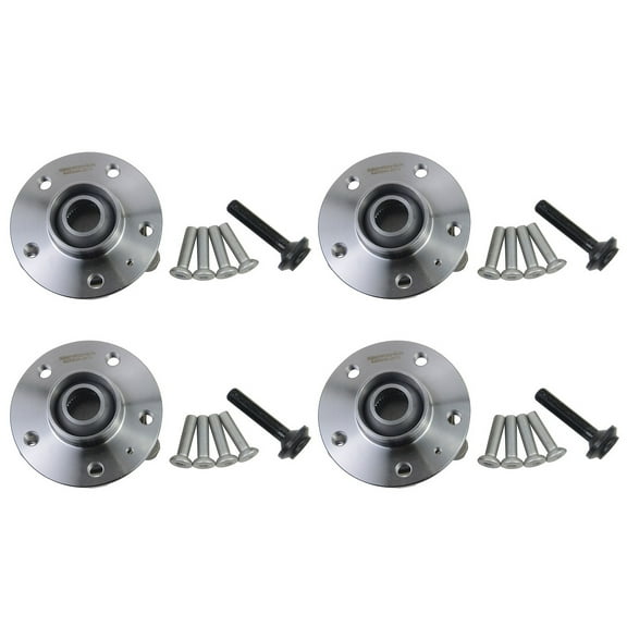 Front & Rear Wheel Hub Bearing Kit Fits Audi A4 A6 A8 Q5 S6 S7 B8 4G 2009-2018