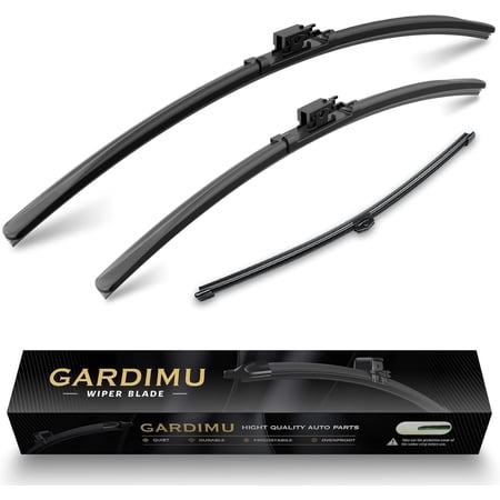 Front and Rear Windshield Wiper Blades, 3 Pcs Front and Back Windshield Wipers Blades Replacement for Benz GLB 2020-2025, Car Window Wiper Blades for AMG GLB35 250 4MATIC from 2020 to 2025