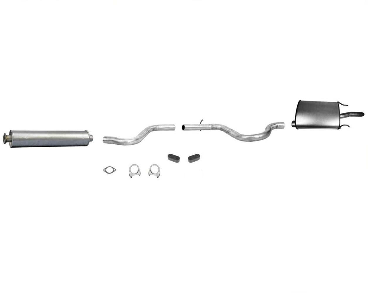 Front Resonator Middle Pipe & Muffler Exhaust System fits 2005-09 LaCrosse 3.8L
