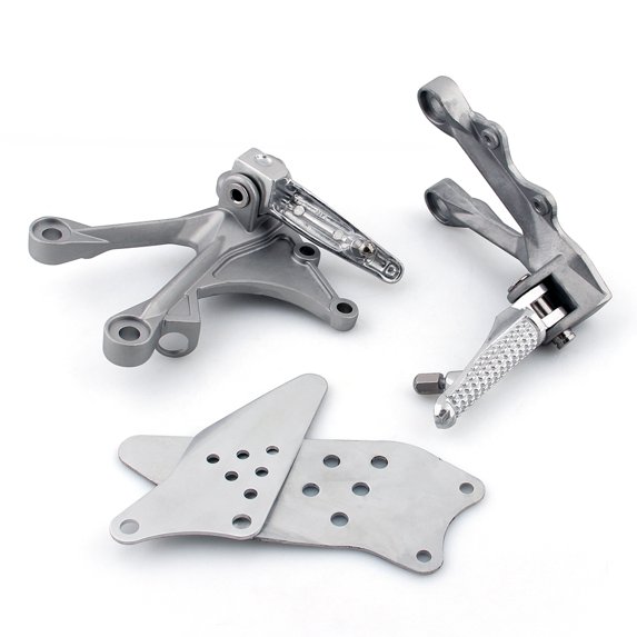 Front Rider Foot Pegs Rest Footrest Bracket Fit for Kawasaki ZX6R ZX636 05-08