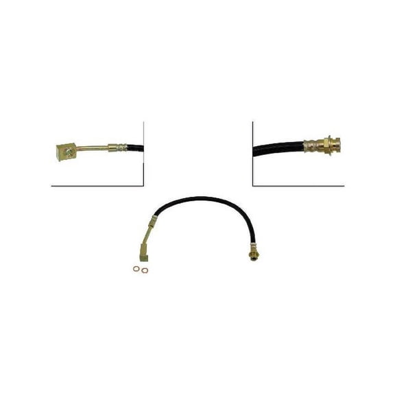 Front Right Brake Hose - Compatible with 1972 - 1979 Ford F-100 RWD 1973 1974 1975 1976 1977 1978