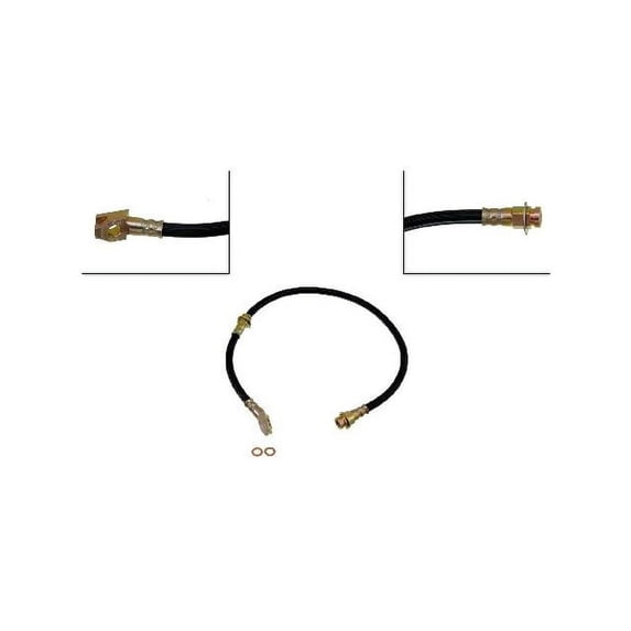 Front Right Brake Hose - Compatible with 1991 - 2002 Chevy C3500HD Cab & Chassis - Conventional 1992 1993 1994 1995 1996 1997 1998 1999 2000 2001