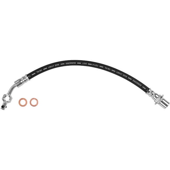 Front Right Brake Hose - Compatible with 1993 - 1998 Toyota T100 RWD 1994 1995 1996 1997