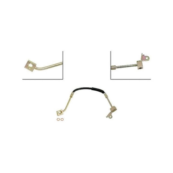 Front Right Brake Hose - Compatible with 1995 - 2000 Chrysler Cirrus 1996 1997 1998 1999