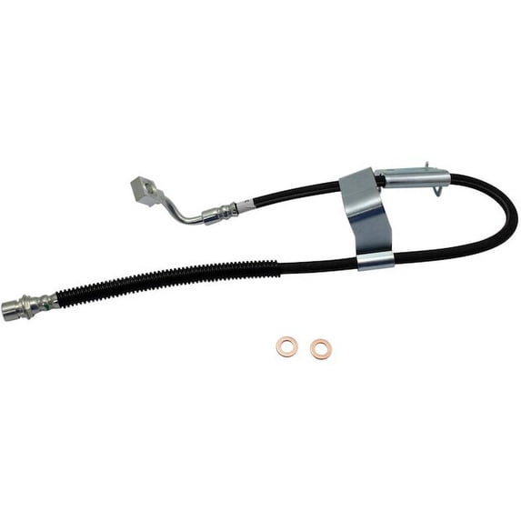 Front Right Brake Hose - Compatible with 2001 Chevy Silverado 1500 Standard Cab Pickup