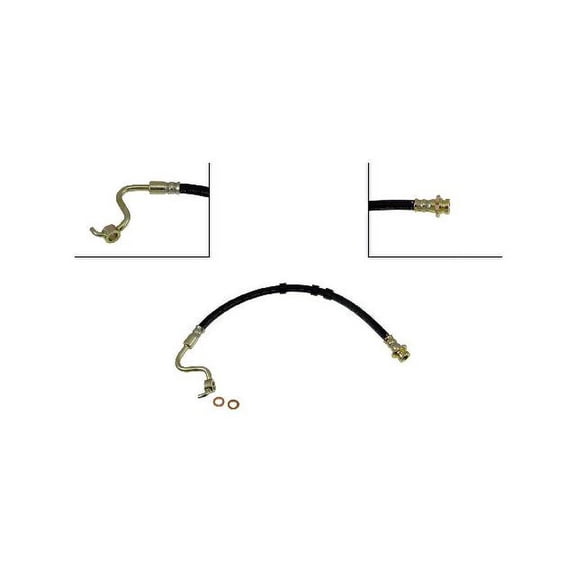 Front Right Brake Hose - Compatible with 2005 - 2011 Nissan Armada 4WD 2006 2007 2008 2009 2010