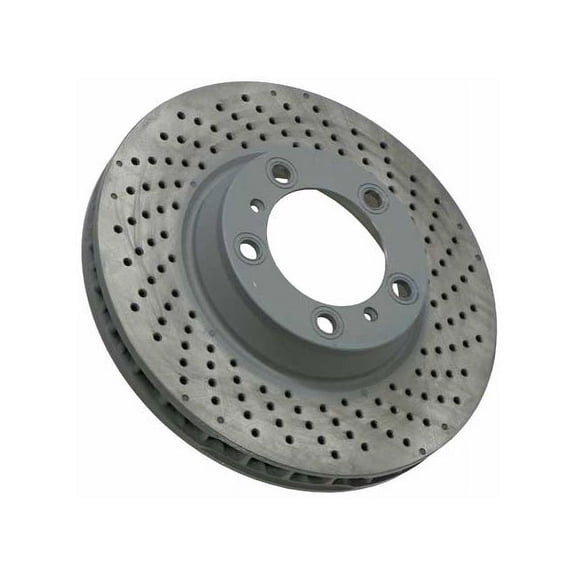 Front Right Brake Rotor - Compatible with 2001 - 2012 Porsche 911 997 2002 2003 2004 2005 2006 2007 2008 2009 2010 2011