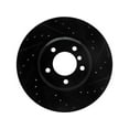 thumbnail image 1 of Front Right Brake Rotor - Compatible with 2007 - 2013 BMW 328i 2008 2009 2010 2011 2012, 1 of 2