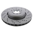 thumbnail image 1 of Front Right Brake Rotor - Compatible with 2008 - 2013 BMW M3 2009 2010 2011 2012, 1 of 2